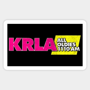 1110 AM KRLA // LA Rock Radio Station Sticker
